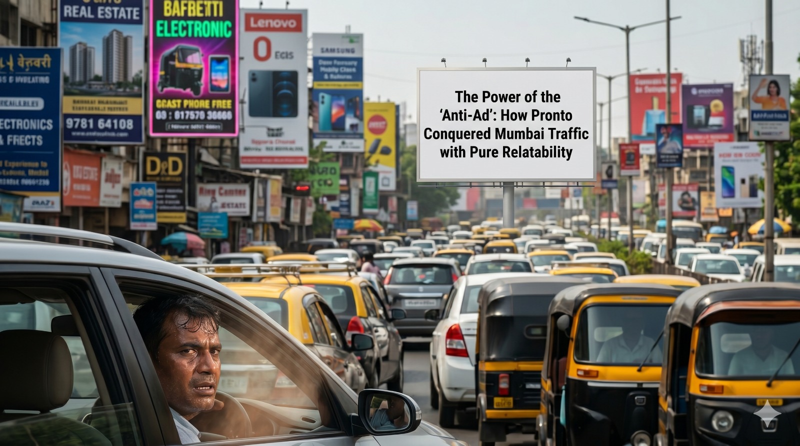 The Power of the "Anti-Ad": How Pronto Conquered Mumbai Traffic with Pure Relatability